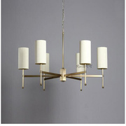 北欧风格灯 美式轻奢吊灯现代大气客厅餐厅卧室灰色艺术全铜灯具