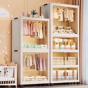 简易衣柜免安装收纳柜儿童衣柜家用客厅宝宝衣橱置物柜衣服储物柜