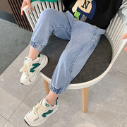 童装女童牛仔裤春秋款，春装2023儿童长裤，裤子洋气时髦网红韩版