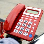 355 办公家用电话机 来电显示有绳坐机 免电池时尚创意座机