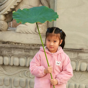 带杆仿真荷花荷叶莲花舞蹈道具水池舞台造景装饰假仿真花苞绿植