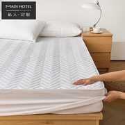 全棉床笠加厚夹棉席梦思，床垫防滑保护套1.8米纯棉，床罩单件