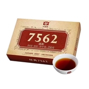 大益普洱茶 2022年2201批7562熟茶砖250g 云南勐海茶厂熟茶叶