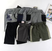 日本订单夏季儿童五分裤薄款男女童大PP哈伦裤休闲短裤80-130