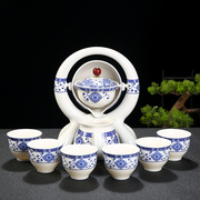 茶具套装家用懒人茶器简约自动茶具整套陶瓷泡，茶壶防烫中式冲茶器