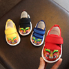 虎头鞋1-3岁婴儿男女宝宝老北京儿童，红布鞋手工，千层底小童周岁鞋