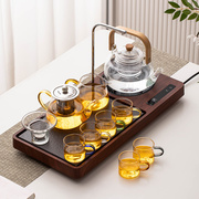 电陶炉煮茶器抽水茶盘，一体全自动茶具套装，家用玻璃茶壶烧水小茶台