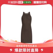 香港直邮rickowens女士rickowens透明罗纹，无袖背心连衣裙