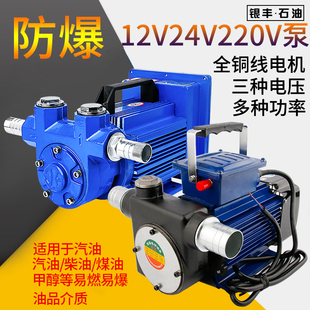 220v防爆电动抽油泵，自吸式甲醇汽油柴油加油泵，dyb大流量电动油泵