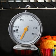 德福悬挂式不锈钢家用厨房工具温度计室内烘焙高精度耐高温温度表
