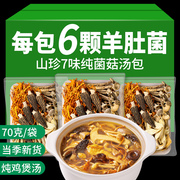 云南七彩菌菇汤料包松茸(包松茸，)羊肚菌干货特产菇类，炖鸡煲汤食材年货礼盒