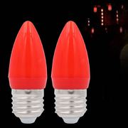 led红色灯泡3w小螺口12蜡烛，灯14财，神灯b22长明灯节能尖泡家用灯泡