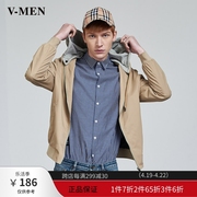vmen威曼春季男装轻薄韩版连帽时尚青年，夹克外套短款911602747