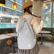 香港IT HKins双肩包简约大学生休闲书包高颜值大容量纯色学生背包