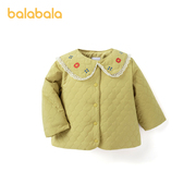 巴拉巴拉宝宝棉服婴儿棉袄冬装保暖女童外套儿童棉衣保暖舒适时尚