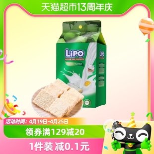进口越南Lipo椰子面包干135gx1袋儿童饼干网红零食大小吃早餐