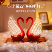 新婚订结婚礼物送新人高档实用新娘闺蜜大气高级感轻奢长明灯一对
