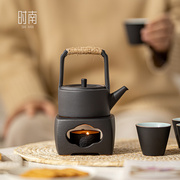日式陶瓷蜡烛温茶小火炉，套装家用茶壶，加热底座下午茶保温香薰炉