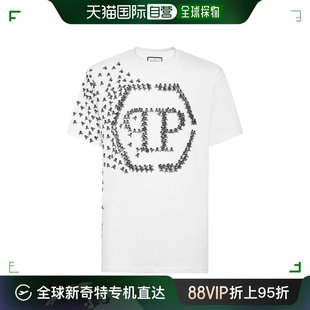 韩国直邮PHILIPP PLEIN23SS短袖T恤男MTK6190 PJY002NWhite