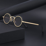 欧美蒸汽朋克太阳镜，款防紫外线复古圆框墨镜，潮流跨境shades