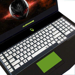 戴尔2018年款外星人Area-51m 17.3寸Alienware 17 R4 R2 R5 R3笔记本M17键盘保护贴膜18寸 M18X R3配件套硅胶
