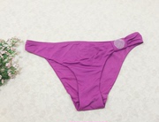 F317外贸原单高品质时尚紫色三角包臀性感比基尼女生泳裤