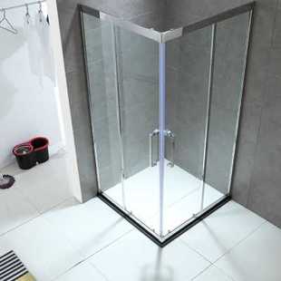 方形定制整体浴室淋浴房，玻璃隔断门干湿，分离卫生间家用洗澡间浴屏