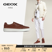 geox杰欧适男鞋，款圆头系带，纯色舒适时尚休闲鞋u35eaa
