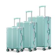拉杆箱时尚铝框行李箱包万向轮PC+ABS旅行箱可定LOGO