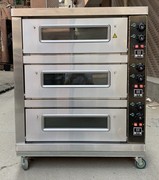 定制万保乐电烤箱商用大容量大型全自动烤炉烤饼面包披萨三层三盘