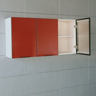壁柜挂柜挂墙式吊柜储物柜经济型新中式墙柜简约简易橱柜用碗筷柜