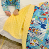 奥特曼豆豆毯四季宝宝安抚盖毯空调，小被子加厚毛毯男童幼儿园毯子