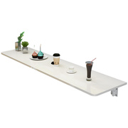 简易折叠桌子长方桌墙壁挂式小餐桌可收纳五金支架长条窄桌多功能