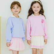 春秋季 韩国童装女童卫衣裙裤套装可爱运动网球裙翻领长袖两件套