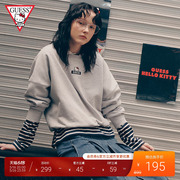 GUESSX HELLO KITTY 中性款式时尚休闲圆领卫衣