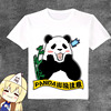 衣服 白熊咖啡厅 熊猫panda 动漫T恤长袖短袖男女衣服服装定制