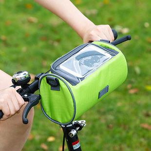 骑行包便携(包便携)自行车包单车(包单车，)挂包车头手机，包听歌(包听歌)音箱收纳袋触屏印logo