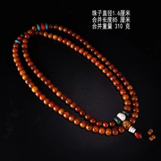 古董文玩西藏寺院收108粒老蜜蜡佛珠手串手链项链复古收藏老物件