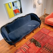 欧式沙发组合新古典布艺法式轻奢大户型客厅全实木雕刻简欧三人座