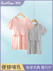哺乳上衣短袖外出穿半袖喂奶t恤孕妇睡衣月，子服单件夏季薄款夏装