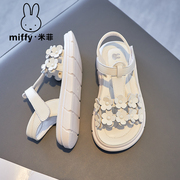 miffy米菲女童凉鞋2023夏季儿童，中大童沙滩，软底女孩公主鞋