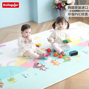 Dwinguler环保康乐儿童垫韩国进口PVC宝宝爬行垫游戏垫地垫