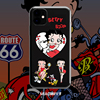 原创贝蒂小姐bettyboop适用苹果13pro安卓，卡通小众手机壳透明xs'