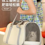 。猫包外出携带便携小猫猫双肩背包书包装宠物猫咪的包包高颜值出