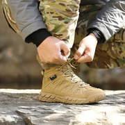 户外沙漠战术靴男美军低帮沙漠靴 我是特种兵登山靴 防滑透气鞋