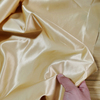鹅黄 马卡龙色系光高重磅丝棉缎 28姆米 114宽 65%桑蚕丝35%棉