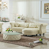 简约欧式真皮沙发轻奢新古典后现代客厅大小户型沙发组合拉扣沙发