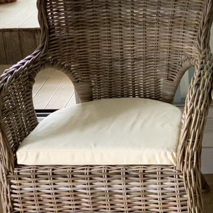 大藤椅防水户外u形藤椅坐垫u型餐椅垫定制现代纯色简约沙发垫套子