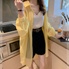 捡漏品牌折扣店女装防晒衣女中长款雪纺防晒衬衫冰丝开衫
