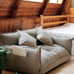 懒人沙发双人榻榻米卧室小户型，网红款沙发简易可折叠多功能，沙发床